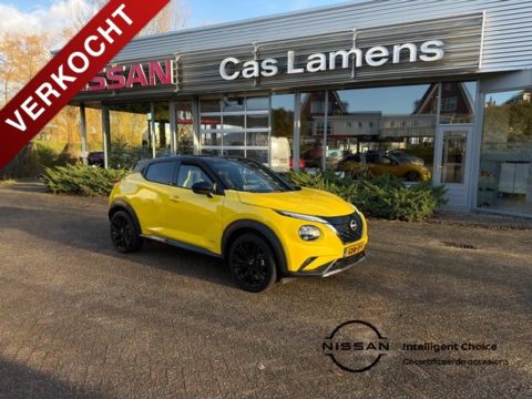 Nissan Juke Hybrid 143pk N-Sport Cold/Tech & Pack Yellow